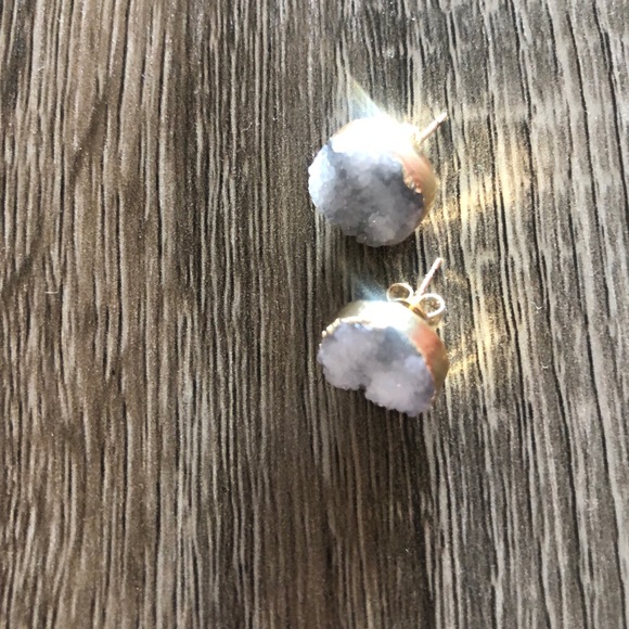 Druzy earring - Picture 5 of 7